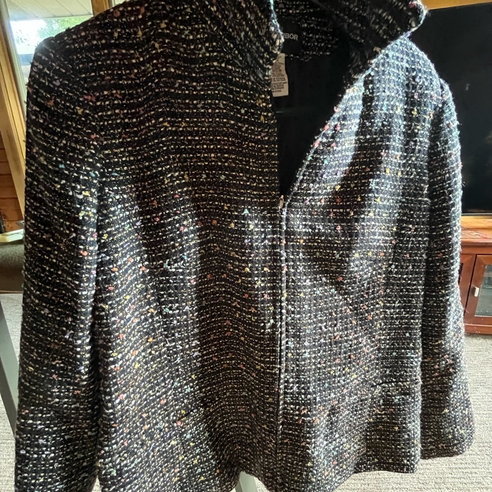 Sag Harbor Multicolor Tweed Women's Blazer